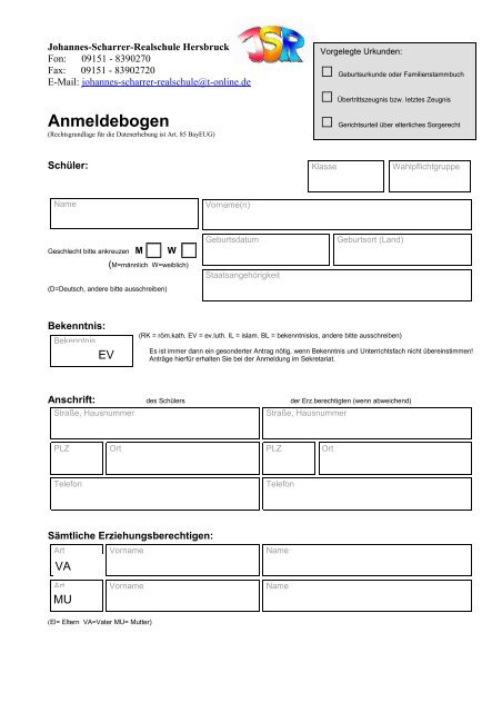 Anmeldebogen - jsr-hersbruck.de