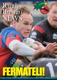 Scarica il Pdf di RugbyRovigoNews - RovigoOggi.it