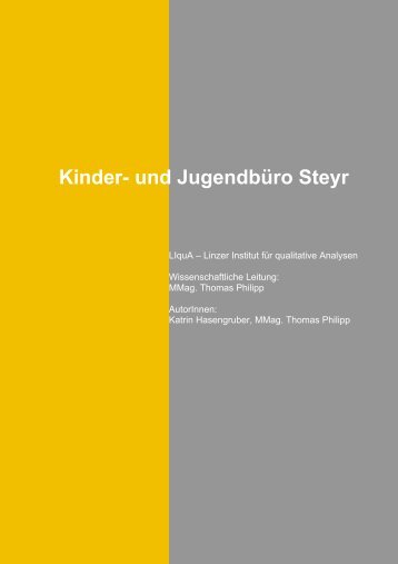 Kinder- und JugendbÃ¼ro Steyr - Frauenstiftung Steyr