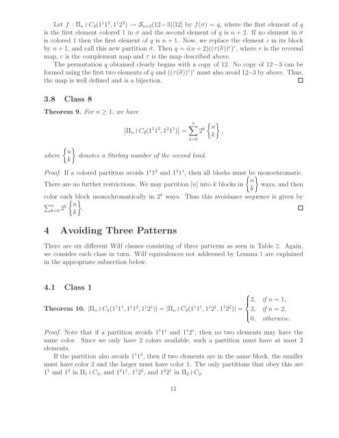 Avoiding Colored Partitions of Two Elements in the Pattern Sense