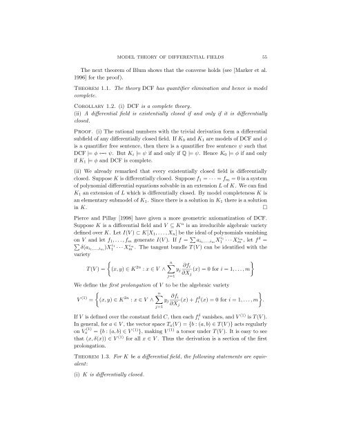 Model Theory of Differential Fields