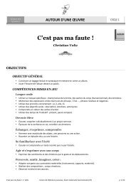 C'est pas ma faute ! - Blogs en classe