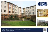 7 (Flat 3) South Lorne Place,Leith, Edinburgh, EH6 8QN Offers ...