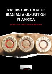 The Distribution of Iranian Ammunition in Africa - Conflict Armament ...