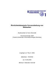 Studienarbeit im Fach Informatik - Friedrich-Alexander-Universität ...