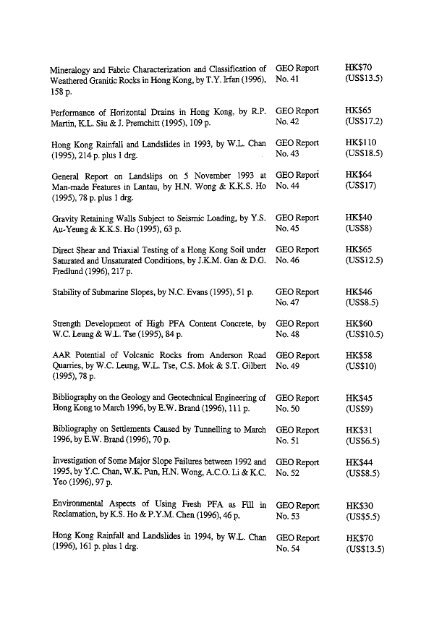 miscellaneous planning standards and guidelines - HKU Libraries