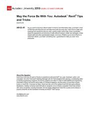 May the Force Be With You: Autodesk Revit Tips and Tricks