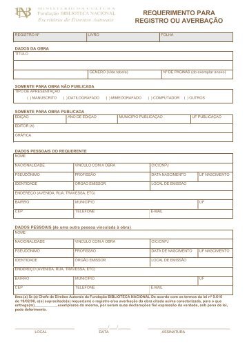 FORMULARIO DE REQUERIMENTO - Direitos Autorais_1.pdf - Ufersa