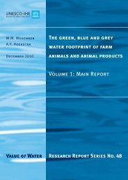 Volume 1: Main Report - Water Footprint Network