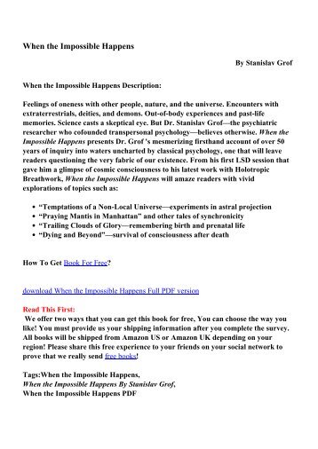 When the Impossible Happens - PDF eBooks Free Download