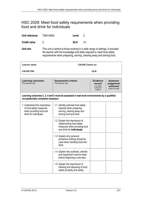 Optional Units - Cache