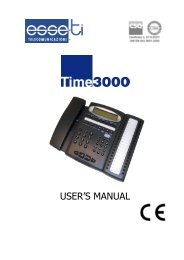 USER'S MANUAL - Esse-ti Telecomunicazioni