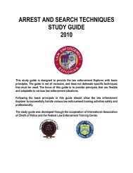 ARREST AND SEARCH TECHNIQUES STUDY ... - Learning for Life