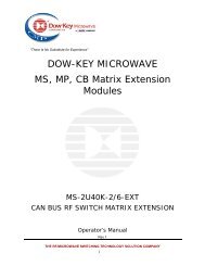 MS-2U40K-2/6-EXT - DowKey Microwave