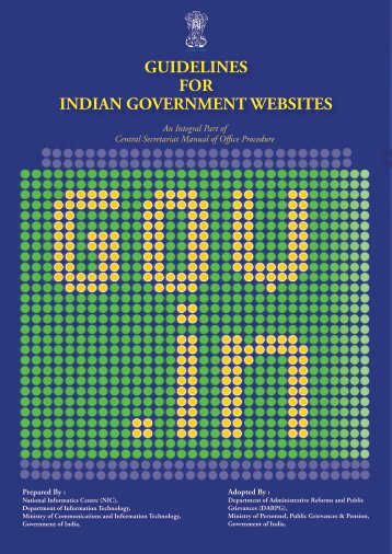 GOI Web Sites Guidelines - Lakshadweep