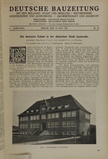 DEUTSCHE BAUZEITUNG