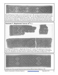 Viking Age Tablet Weaving Class Handout pgs 10-18 ... - Olvik Thing