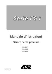 Manuale d' istruzioni