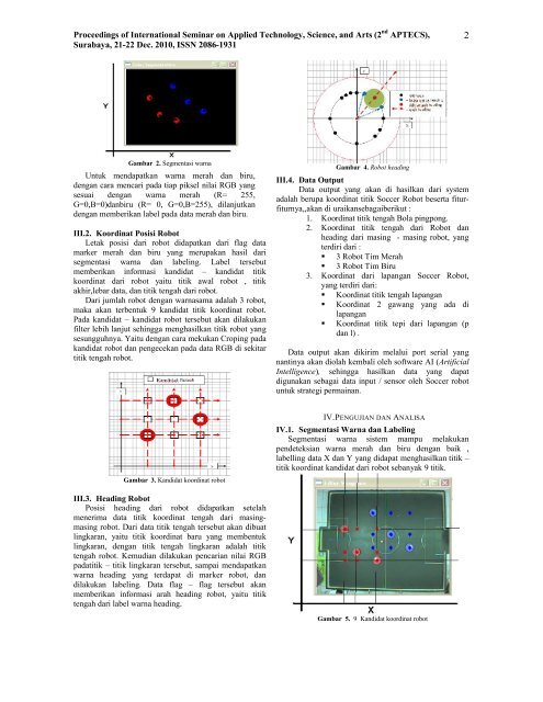 An Image Processing System For Visual Servoing of Soccer Robot