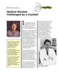 Medical Wisdom Challenged By A Cocktail - by Hardy Diagnostics