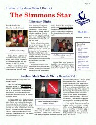 March 2013 edition - Hatboro-Horsham School District