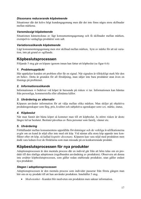 SAMMANFATTNING AV PRINCIPLES OF MARKETING KOTLER ET ...