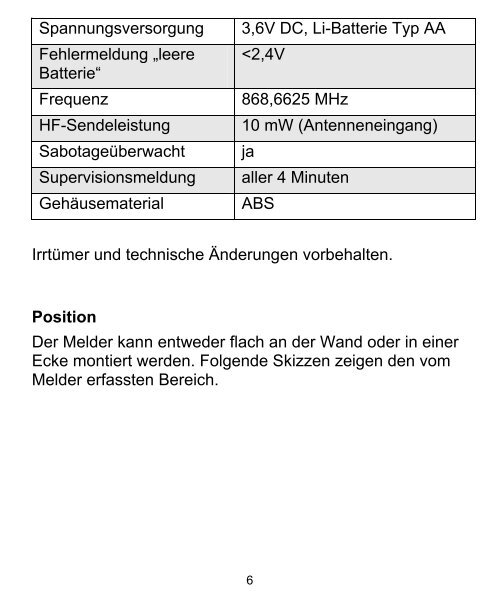 Funk-Bewegungsmelder - ABUS Security-Center