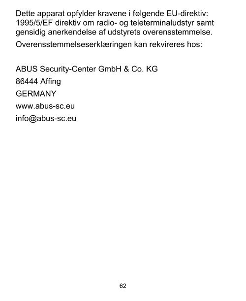 Funk-Bewegungsmelder - ABUS Security-Center