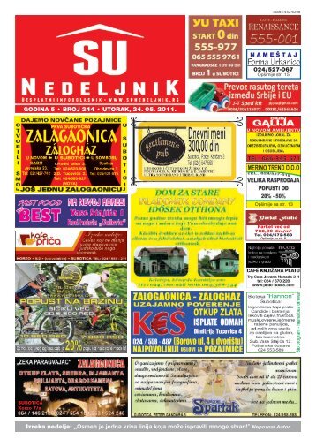 Izreka nedelje: âOsmeh je jedna kriva linija koja moÅ¾e ... - Su Nedeljnik