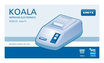 Manual de usuario - Impresor electrÃ³nico Koala PC - Logismarket