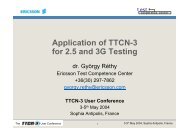 Application of TTCN-3 for 2.5 and 3G testing