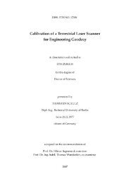 Calibration of a Terrestrial Laser Scanner - Institute of Geodesy and ...