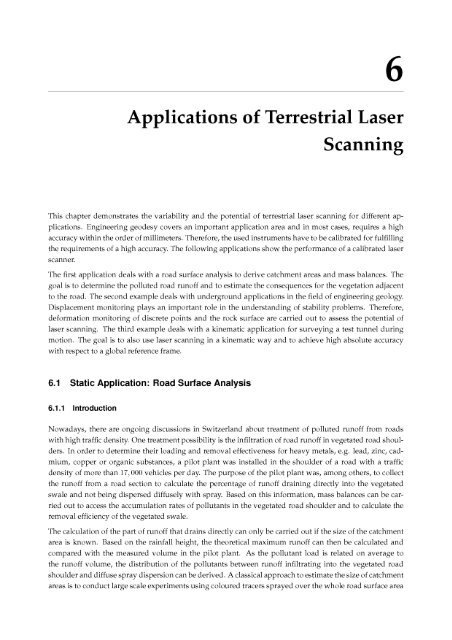 Calibration of a Terrestrial Laser Scanner - Institute of Geodesy and ...