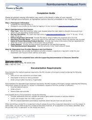 FSA Reimbursement Claim Form