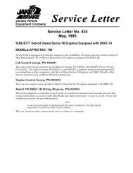 Service Letter - Jacobs Vehicle Systems
