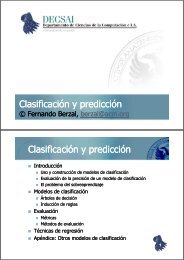 ClasificaciÃ³n y predicciÃ³n - Fernando Berzal