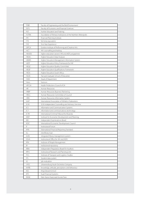 ANNUAL REPORT - University of Johannesburg