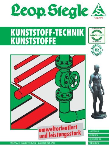 KUNSTSTOFF-TECHNIK KUNSTSTOFFE - Siegle