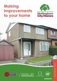 Making improvements to your home - Nottingham City Homes