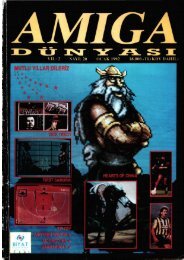 Amiga Dunyasi - Sayi 20 (Ocak 1992).pdf - Retro Dergi