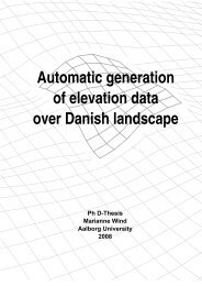 Automatic generation of elevation data over Danish landscape