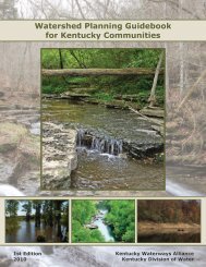 KY Watershed Planning Guidebook - Division of Water