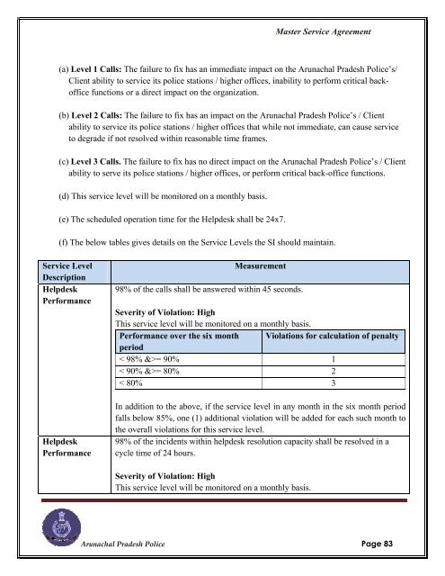 Crime and Criminal Tracking Network & Systems (CCTNS) Request ...