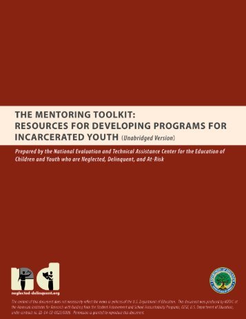 NDTAC's Mentoring Toolkit