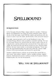 Spellbound - Introduction - Freeform Games