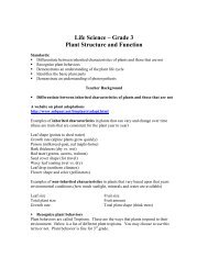 Grade 3 Life Science Lessons - Fc.duxbury.k12.ma.us