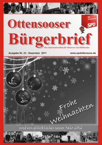 Bürgerbrief - SPD Ottensoos