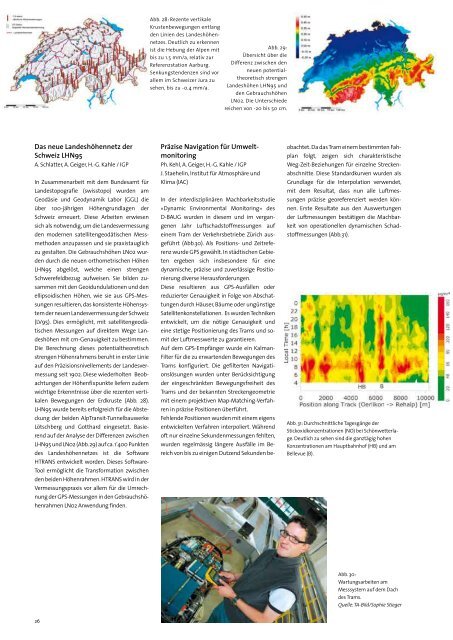 Jahresbericht 2006 - Departement Bau, Umwelt und Geomatik - ETH ...