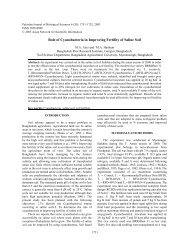 Improvement of Saline Soil