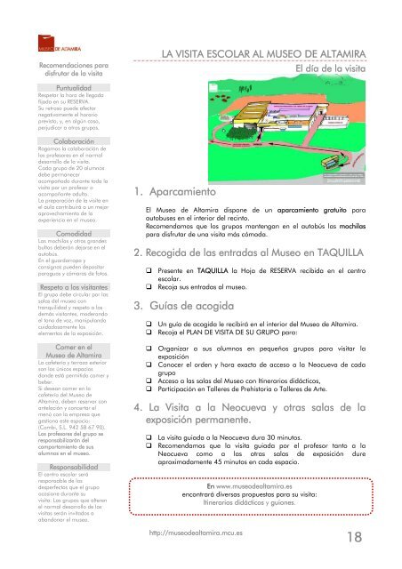 Dossier "Museo de Altamira para escolares" (en formato Adobe PDF)